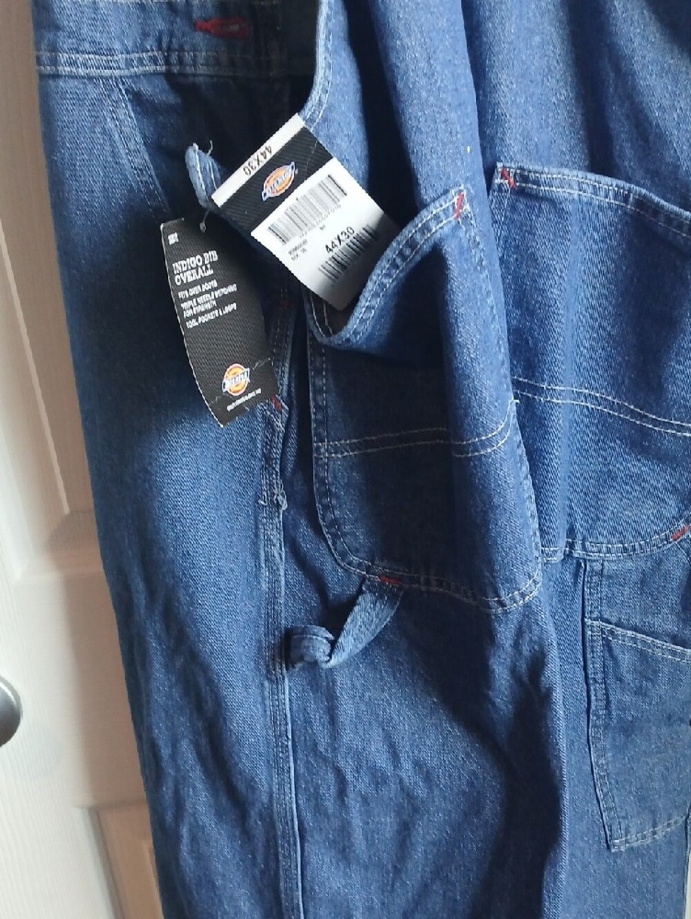 NWT Dickies Dark Blue Denim Work Overalls - Picture 5 of 7